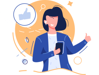 Customer support illustration
