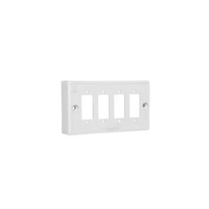 ANCHOR PENTA - 4X7 PLASTIC SURFACE MOUNTING BOX - 4 WAY