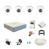 Hikvision 4 Dome camera Full Set Up Combo Kit